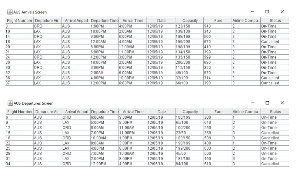 Airline Reservation System